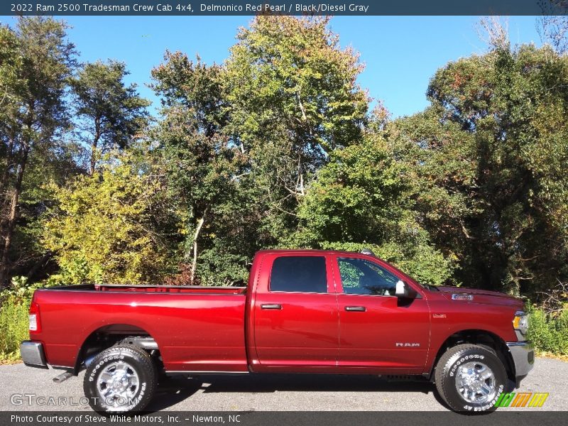Delmonico Red Pearl / Black/Diesel Gray 2022 Ram 2500 Tradesman Crew Cab 4x4