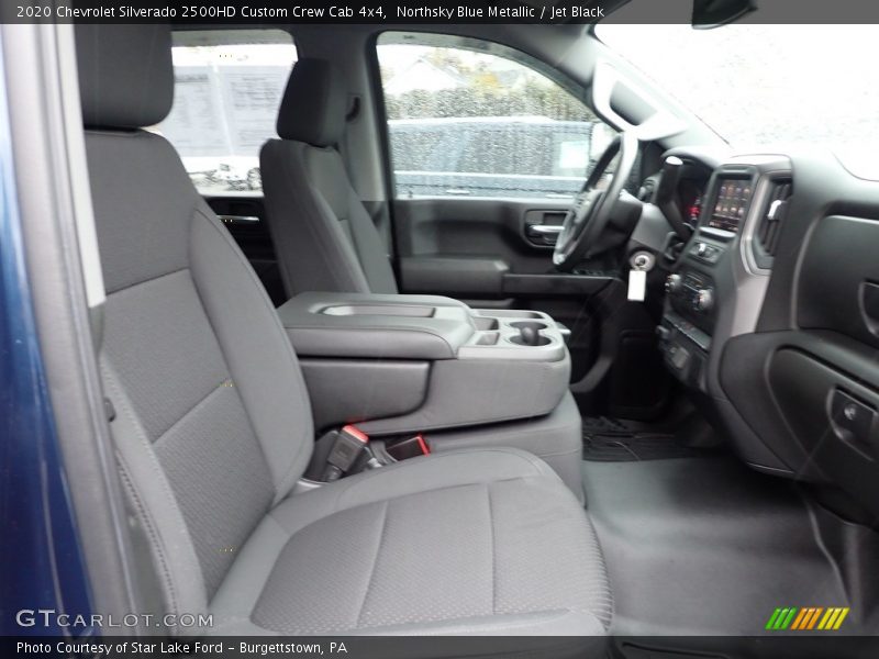 Northsky Blue Metallic / Jet Black 2020 Chevrolet Silverado 2500HD Custom Crew Cab 4x4