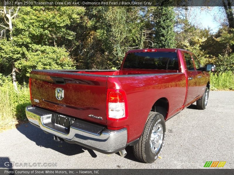 Delmonico Red Pearl / Black/Diesel Gray 2022 Ram 2500 Tradesman Crew Cab 4x4