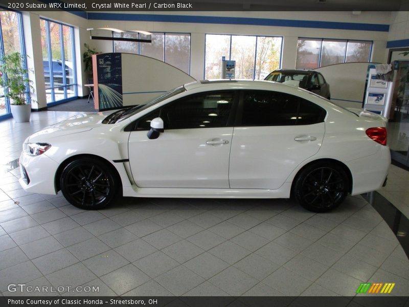  2020 WRX Limited Crystal White Pearl
