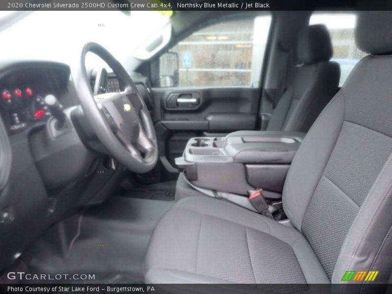 Northsky Blue Metallic / Jet Black 2020 Chevrolet Silverado 2500HD Custom Crew Cab 4x4