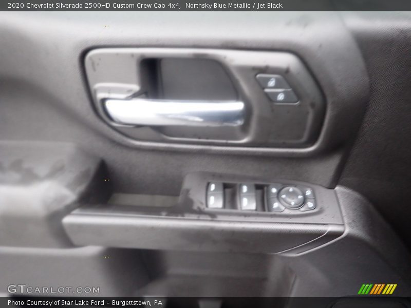 Northsky Blue Metallic / Jet Black 2020 Chevrolet Silverado 2500HD Custom Crew Cab 4x4