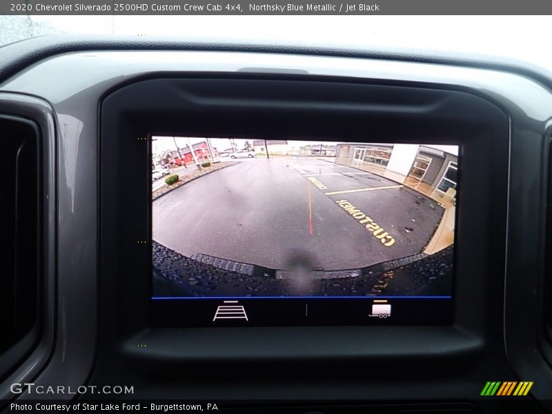 Northsky Blue Metallic / Jet Black 2020 Chevrolet Silverado 2500HD Custom Crew Cab 4x4