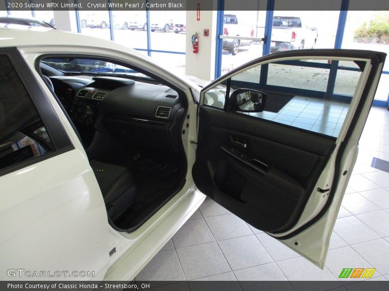 Crystal White Pearl / Carbon Black 2020 Subaru WRX Limited