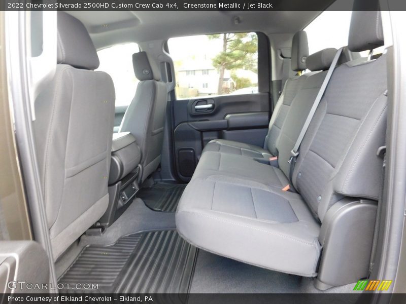 Rear Seat of 2022 Silverado 2500HD Custom Crew Cab 4x4