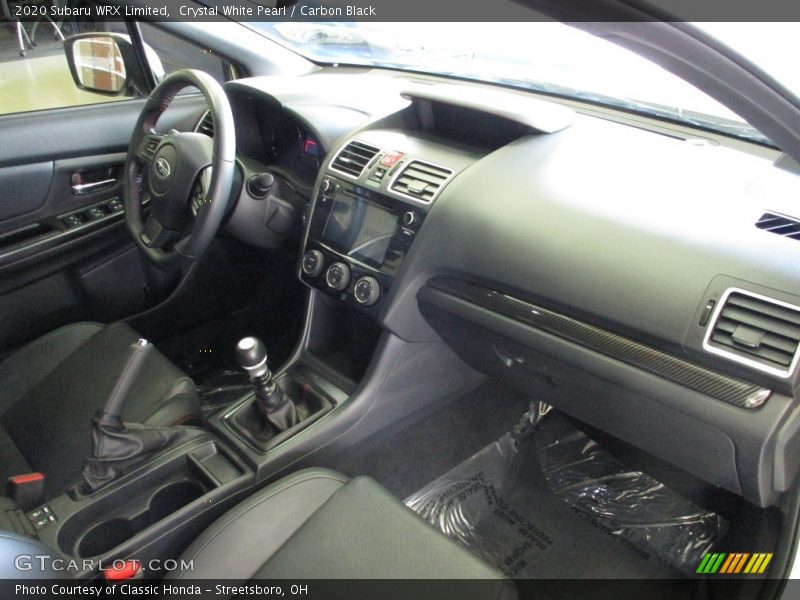 Dashboard of 2020 WRX Limited