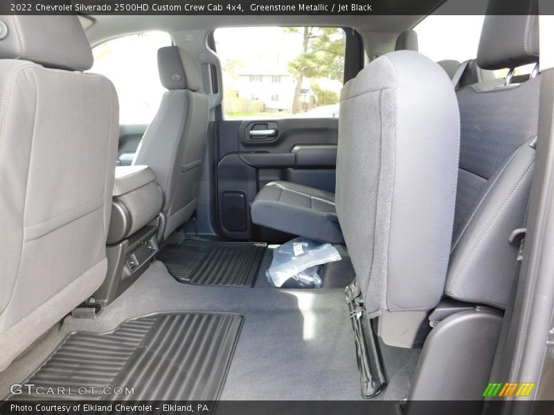 Rear Seat of 2022 Silverado 2500HD Custom Crew Cab 4x4