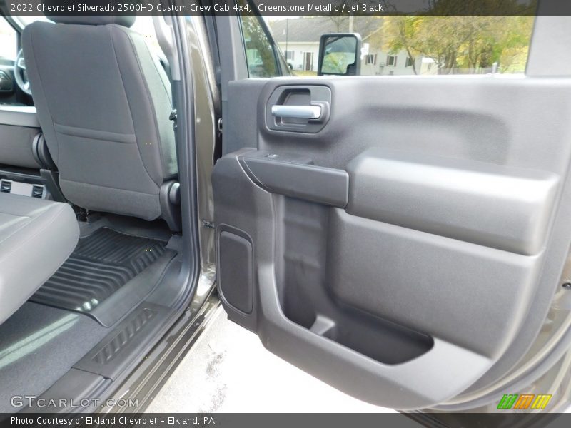 Greenstone Metallic / Jet Black 2022 Chevrolet Silverado 2500HD Custom Crew Cab 4x4