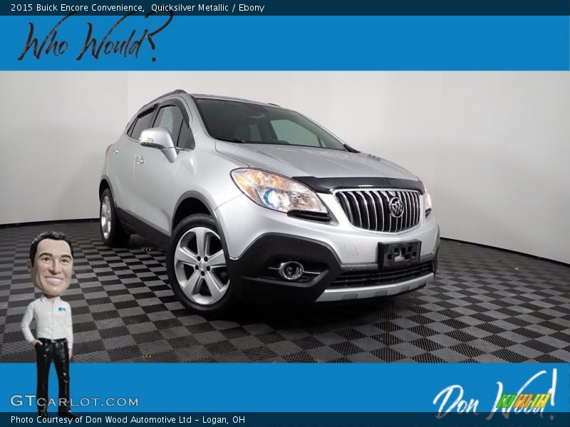 Quicksilver Metallic / Ebony 2015 Buick Encore Convenience