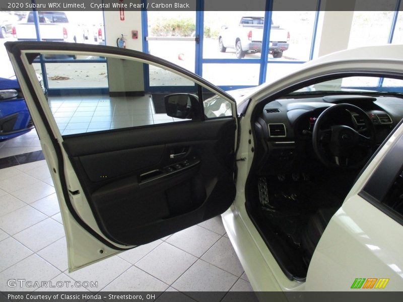 Crystal White Pearl / Carbon Black 2020 Subaru WRX Limited