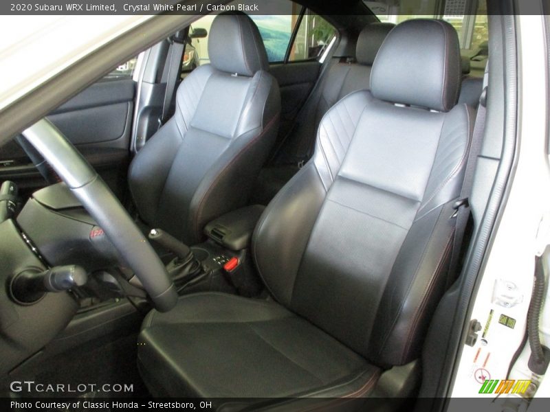 Front Seat of 2020 WRX Limited