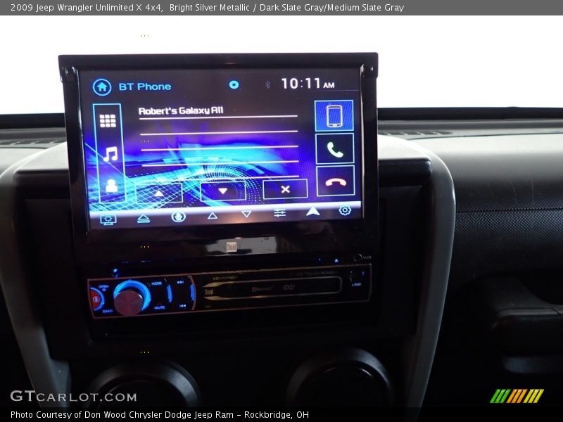 Bright Silver Metallic / Dark Slate Gray/Medium Slate Gray 2009 Jeep Wrangler Unlimited X 4x4