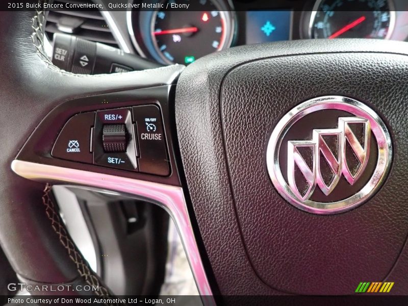 Quicksilver Metallic / Ebony 2015 Buick Encore Convenience