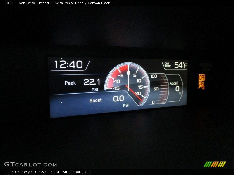 Crystal White Pearl / Carbon Black 2020 Subaru WRX Limited