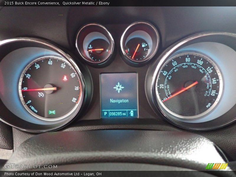 Quicksilver Metallic / Ebony 2015 Buick Encore Convenience