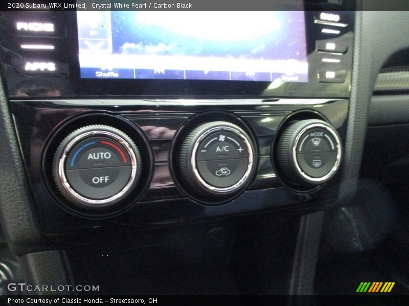 Crystal White Pearl / Carbon Black 2020 Subaru WRX Limited