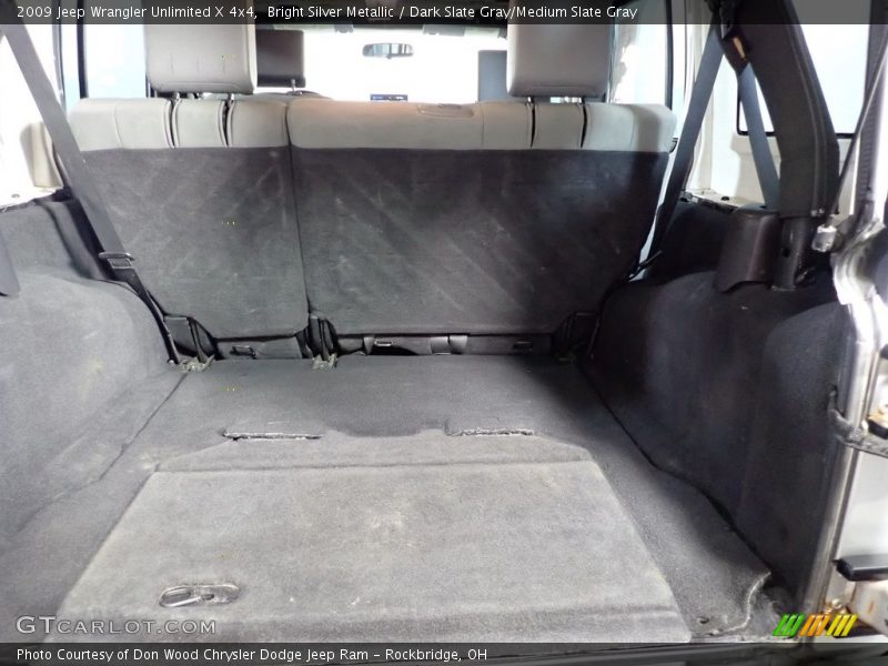 Bright Silver Metallic / Dark Slate Gray/Medium Slate Gray 2009 Jeep Wrangler Unlimited X 4x4