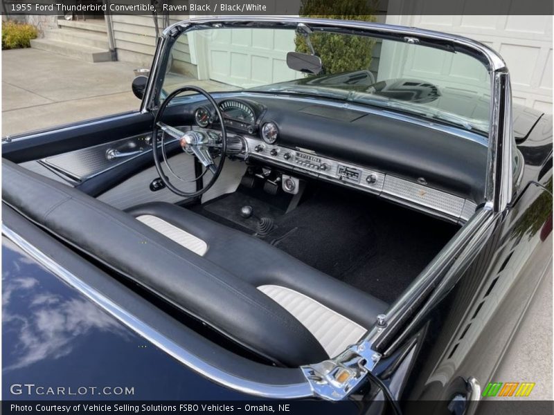 Front Seat of 1955 Thunderbird Convertible
