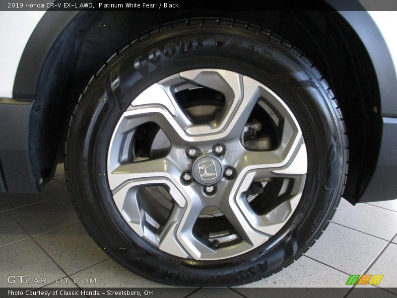 Platinum White Pearl / Black 2019 Honda CR-V EX-L AWD