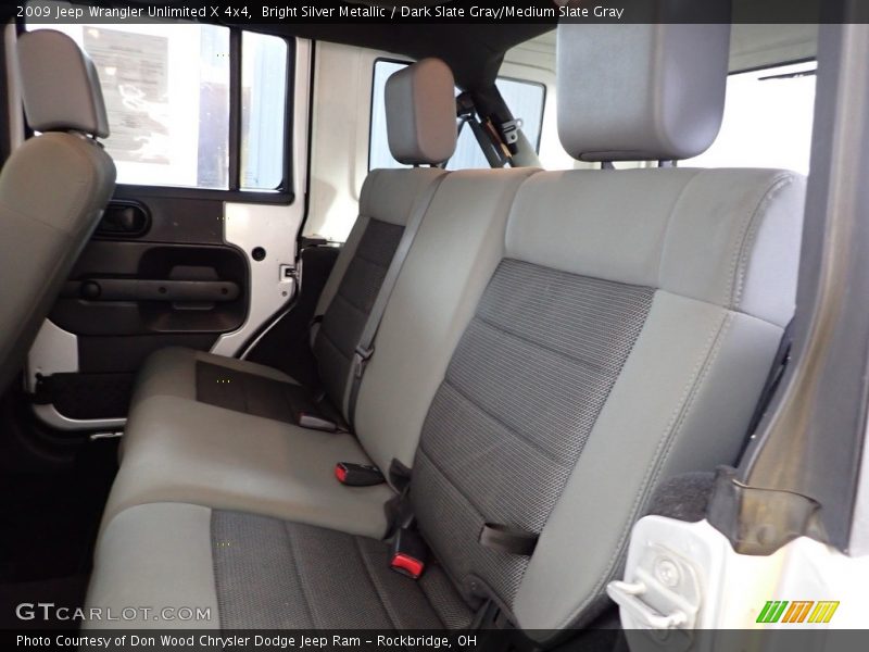 Bright Silver Metallic / Dark Slate Gray/Medium Slate Gray 2009 Jeep Wrangler Unlimited X 4x4