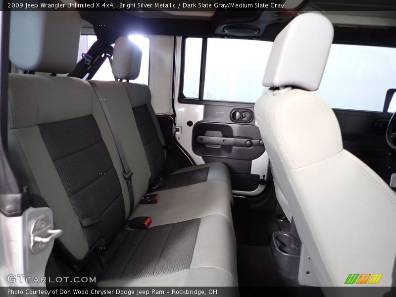 Bright Silver Metallic / Dark Slate Gray/Medium Slate Gray 2009 Jeep Wrangler Unlimited X 4x4