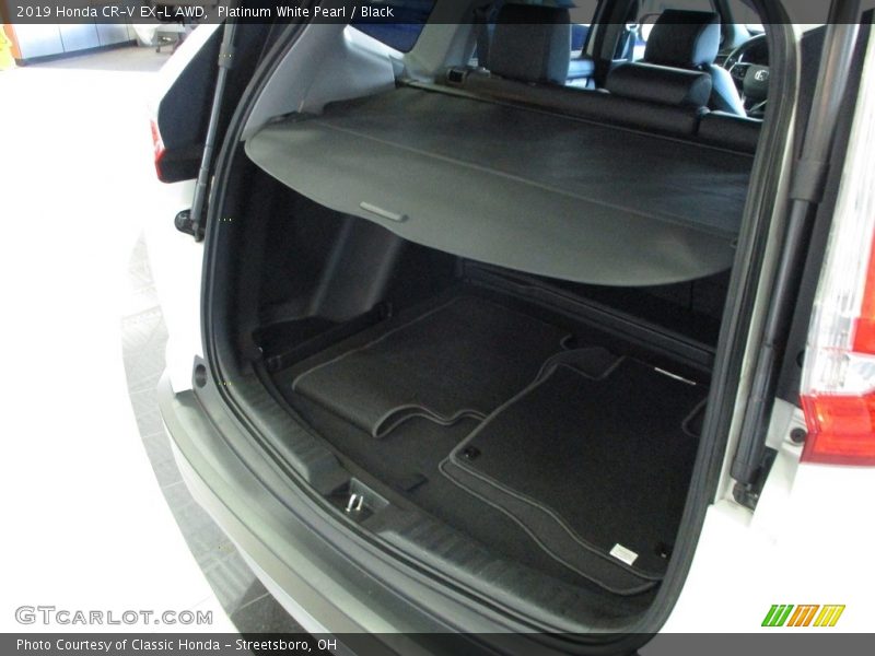 Platinum White Pearl / Black 2019 Honda CR-V EX-L AWD