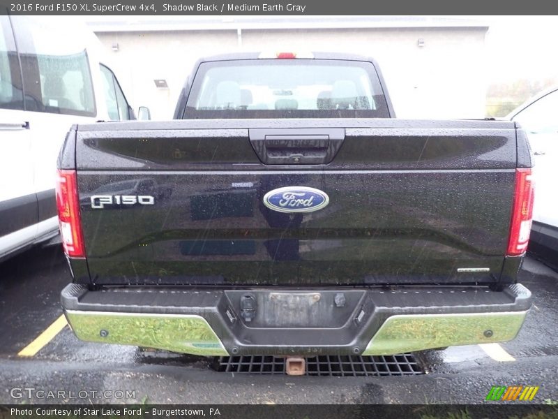 Shadow Black / Medium Earth Gray 2016 Ford F150 XL SuperCrew 4x4