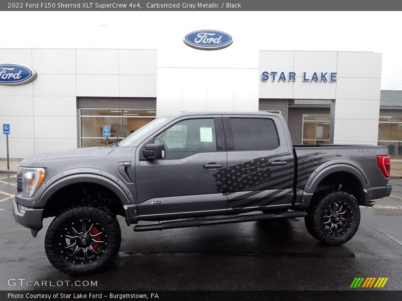 Carbonized Gray Metallic / Black 2022 Ford F150 Sherrod XLT SuperCrew 4x4