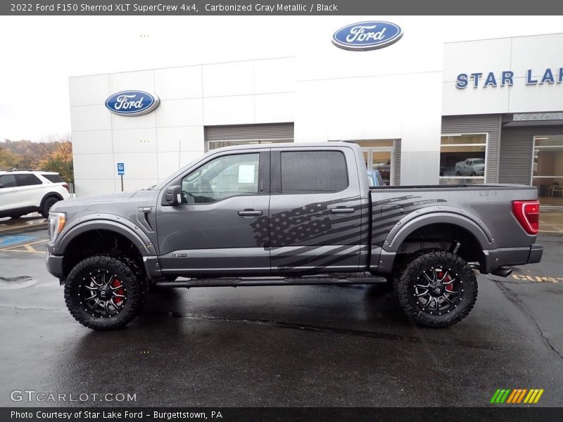 Carbonized Gray Metallic / Black 2022 Ford F150 Sherrod XLT SuperCrew 4x4