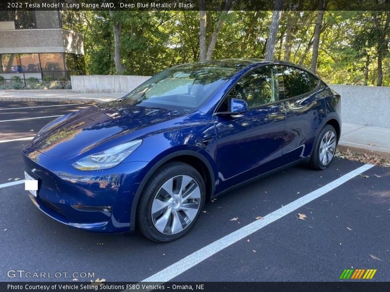 Front 3/4 View of 2022 Model Y Long Range AWD