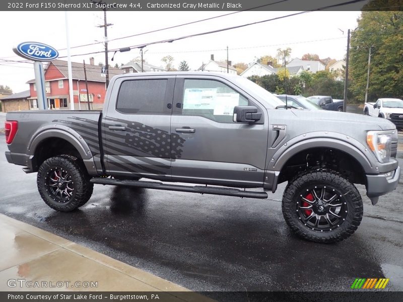 Carbonized Gray Metallic / Black 2022 Ford F150 Sherrod XLT SuperCrew 4x4