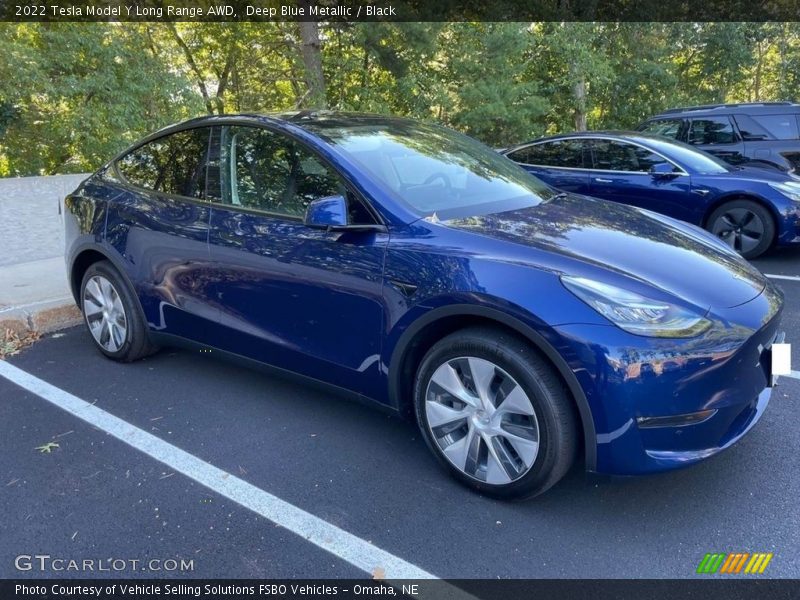  2022 Model Y Long Range AWD Deep Blue Metallic