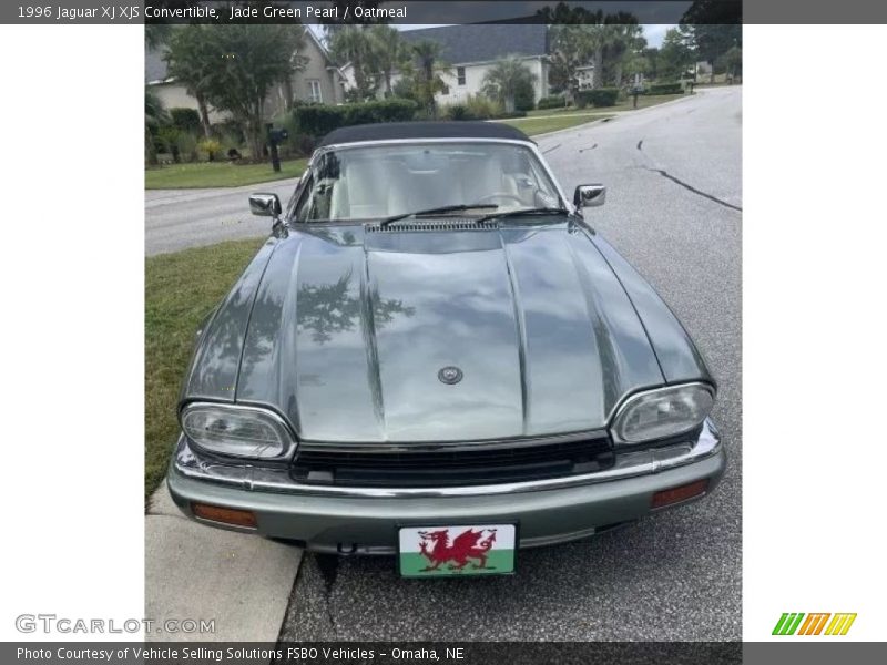 Jade Green Pearl / Oatmeal 1996 Jaguar XJ XJS Convertible