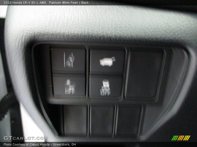 Platinum White Pearl / Black 2019 Honda CR-V EX-L AWD
