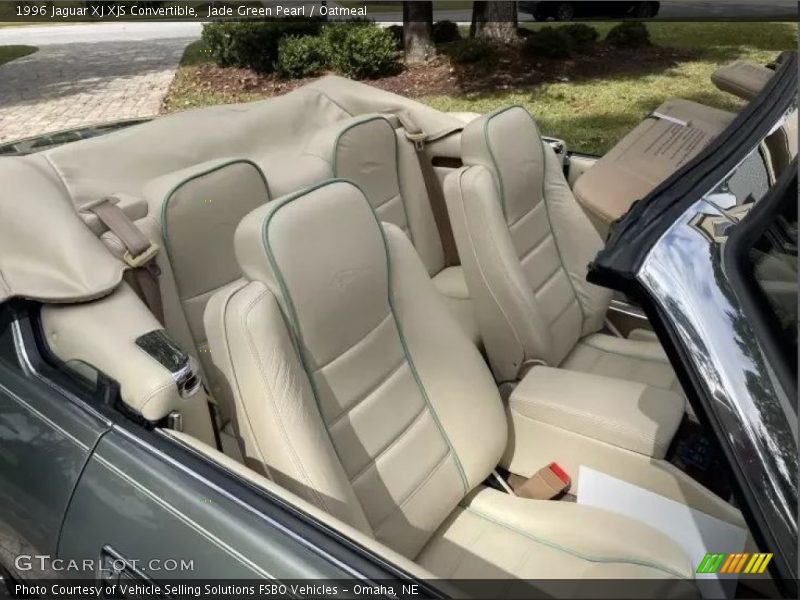 Jade Green Pearl / Oatmeal 1996 Jaguar XJ XJS Convertible