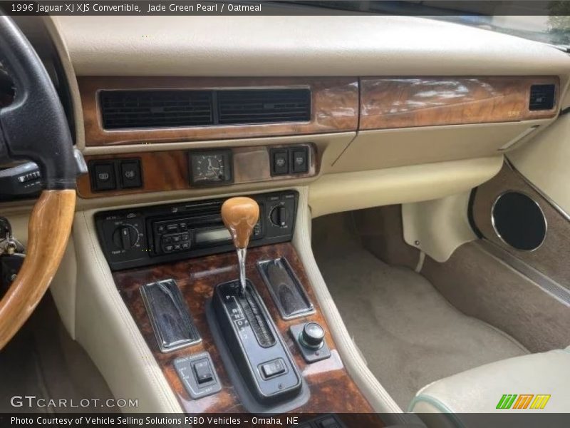 Jade Green Pearl / Oatmeal 1996 Jaguar XJ XJS Convertible