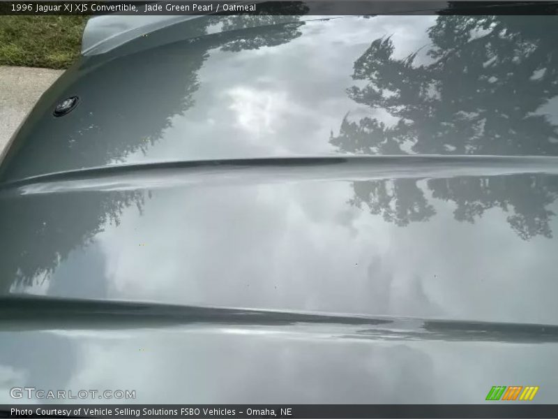 Jade Green Pearl / Oatmeal 1996 Jaguar XJ XJS Convertible