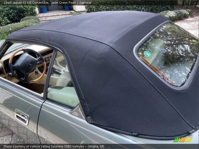 Jade Green Pearl / Oatmeal 1996 Jaguar XJ XJS Convertible