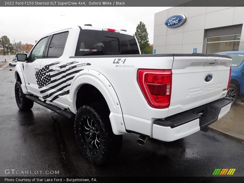 Oxford White / Black 2022 Ford F150 Sherrod XLT SuperCrew 4x4