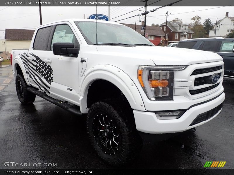 Oxford White / Black 2022 Ford F150 Sherrod XLT SuperCrew 4x4