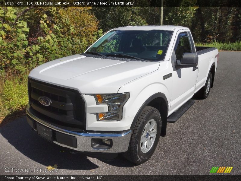 Oxford White / Medium Earth Gray 2016 Ford F150 XL Regular Cab 4x4