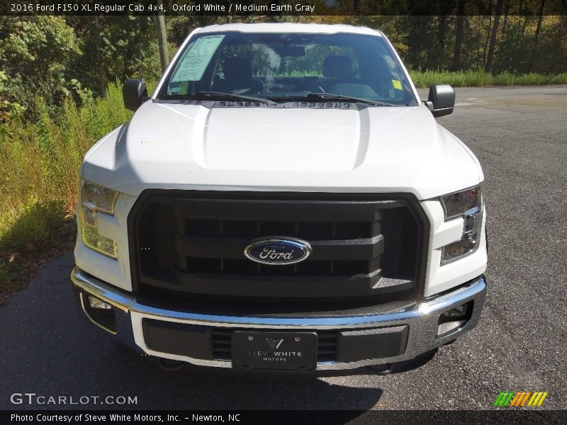 Oxford White / Medium Earth Gray 2016 Ford F150 XL Regular Cab 4x4