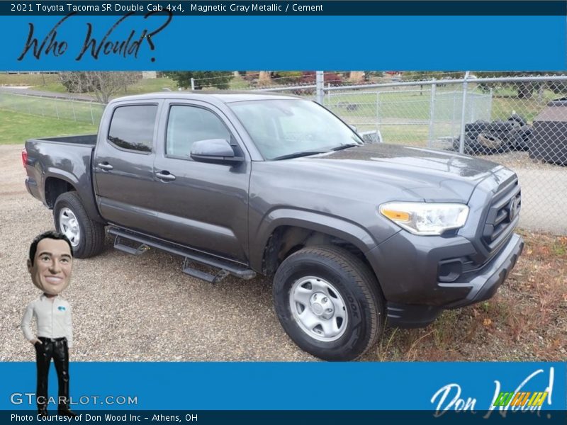 Magnetic Gray Metallic / Cement 2021 Toyota Tacoma SR Double Cab 4x4