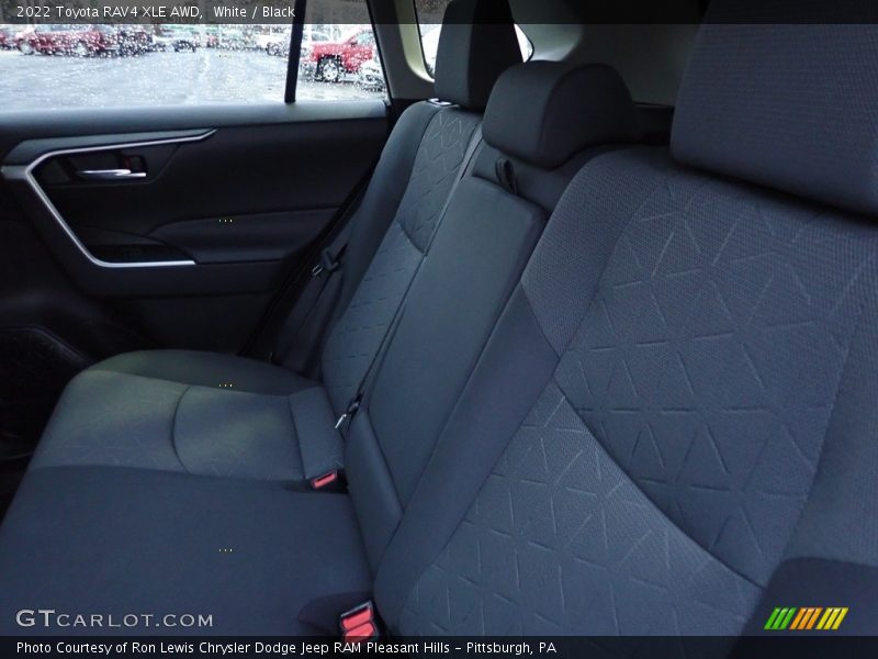 White / Black 2022 Toyota RAV4 XLE AWD