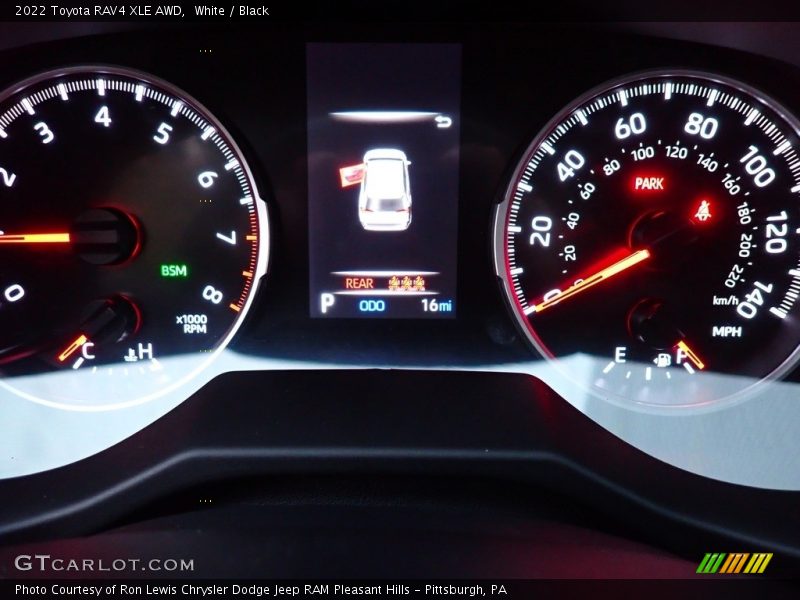 White / Black 2022 Toyota RAV4 XLE AWD