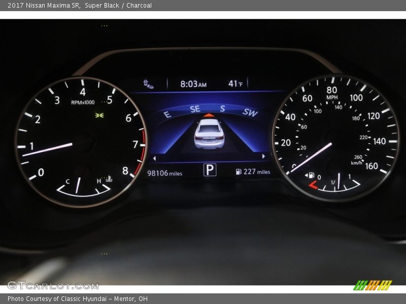 Super Black / Charcoal 2017 Nissan Maxima SR