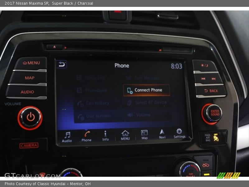 Super Black / Charcoal 2017 Nissan Maxima SR