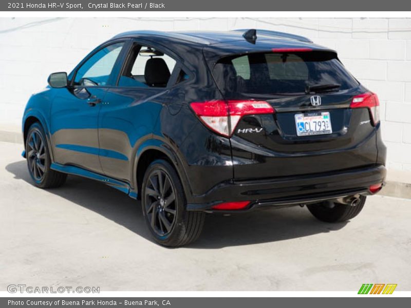 Crystal Black Pearl / Black 2021 Honda HR-V Sport