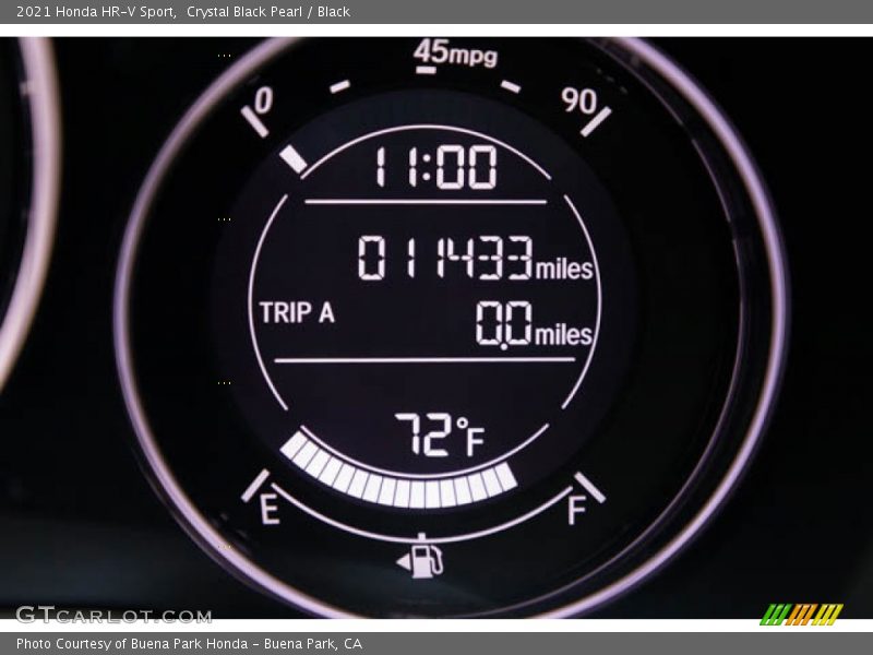 Crystal Black Pearl / Black 2021 Honda HR-V Sport