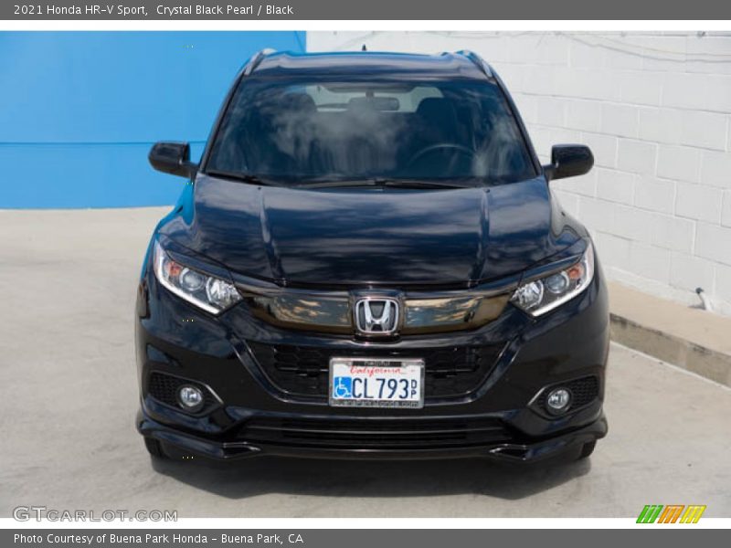 Crystal Black Pearl / Black 2021 Honda HR-V Sport